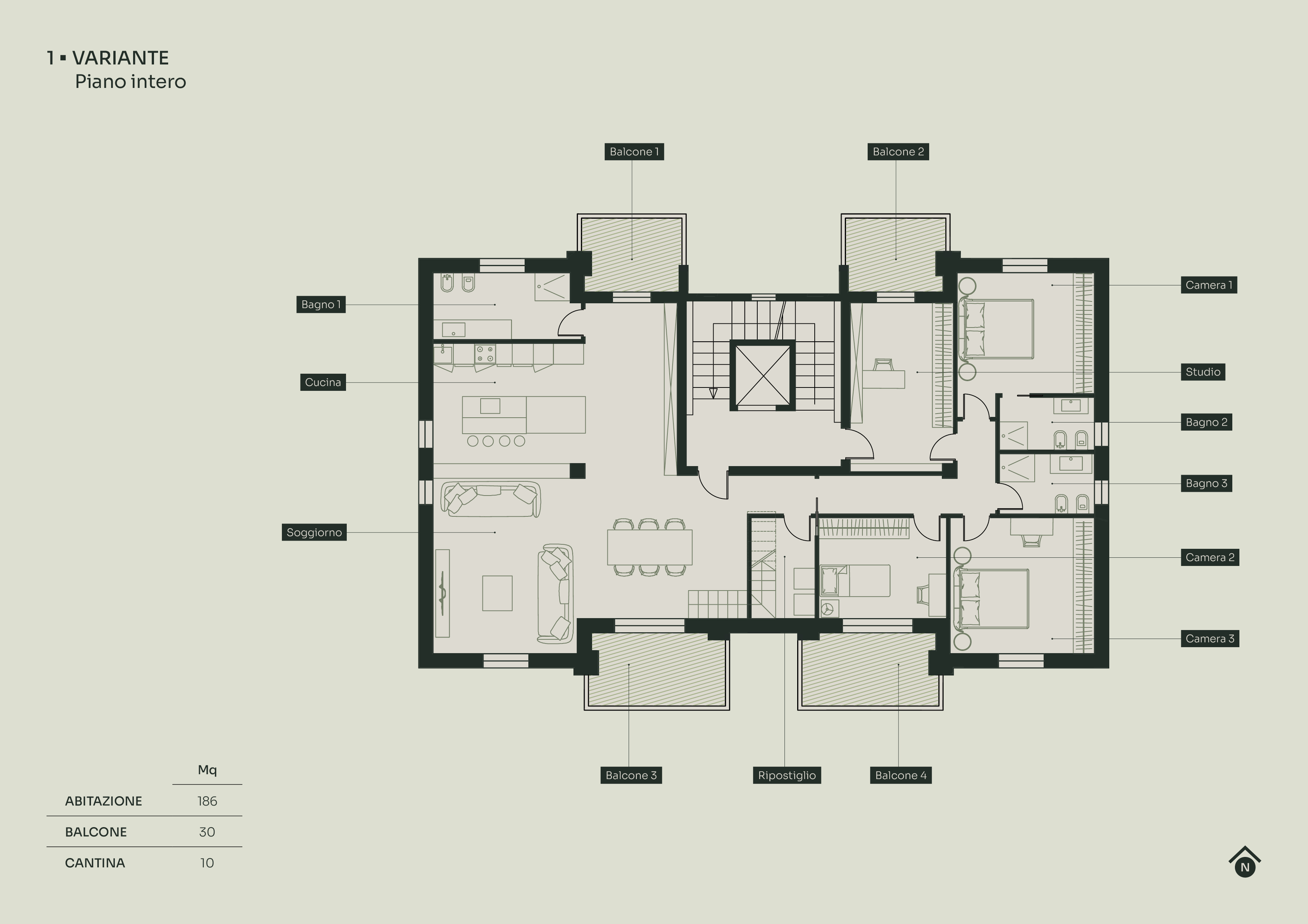 Apartment floor plan